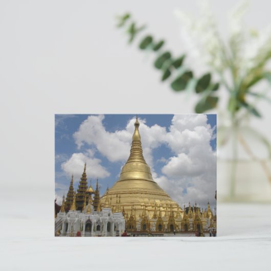 Carte Postale Pagode Shwe Dagon (Debout devant)