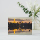 Carte Postale Pagode Shwedagon, Myanmar, Yangon (Debout devant)