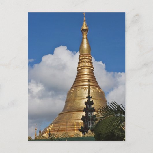 Carte Postale Pagode Shwedagon, Yangon, Myanmar (Devant)