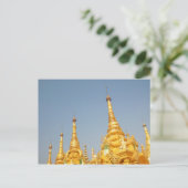 Carte Postale Pagode Shwedagon, Yangon, Myanmar (Debout devant)