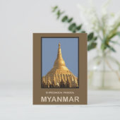 Carte Postale Pagode Shwedagon Yangon Myanmar (Debout devant)