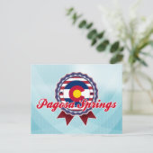 Carte Postale Pagosa Springs, CO (Debout devant)