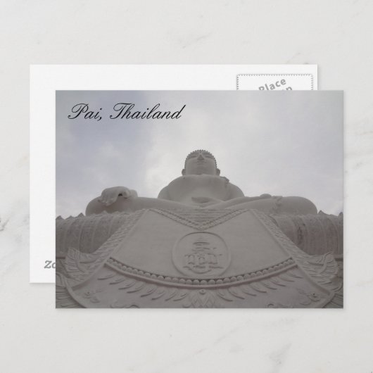 Carte postale Pai, Thaïlande (Devant / Derrière)