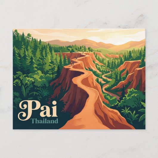 Carte Postale Pai Thaïlande (Devant)