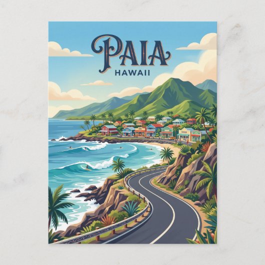 Carte Postale Paia États-Unis (Devant)