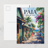 Carte Postale Paia États-Unis (Devant / Derrière)