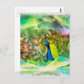 Carte Postale Paiement numérique de Peacock (Devant / Derrière)