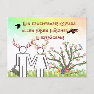 Carte postale païenne Ostara