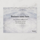 Carte Postale paillette bleue ajouter texte de logo merci de la (Dos)