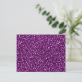 Carte Postale Paillette Violet de Minuit (Debout devant)