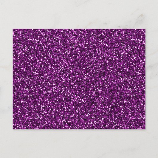 Carte Postale Paillette Violet de Minuit (Devant)