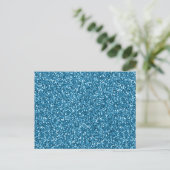 Carte Postale Paillettes Bleues de Boston (Debout devant)