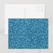 Carte Postale Paillettes Bleues de Boston (Devant / Derrière)