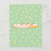 Carte Postale pain baguette français (Devant)