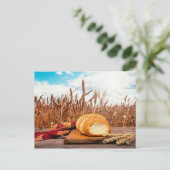 Carte Postale Pain dans le champ de blé (Debout devant)