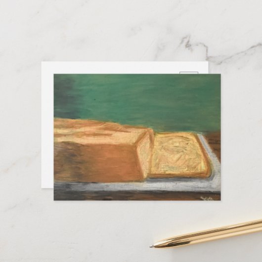 Carte Postale Pain de banane (Devant/Arrière en situation)