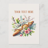 Carte Postale Pain de boulangerie ajouter un message nom de l'en (Devant)