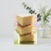 Carte Postale Pain de maïs, coupé en cubes (en pile) (Debout devant)