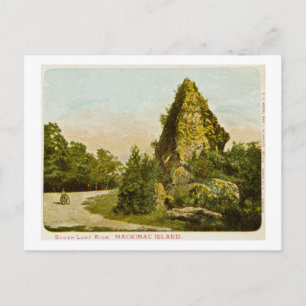 Carte Postale Pain de sucre Rock Île Mackinac Michigan