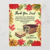 Carte Postale PAIN DE VIE Joyeuses Fêtes de Thanksgiving (Devant)