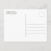 Carte Postale Pain d'épices Cookie Camion rouge Cookie Invitatio (Dos)