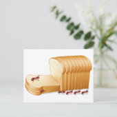 Carte Postale Pain et fourmis (Debout devant)