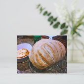 Carte Postale Pain et pâtes frais au four (Debout devant)