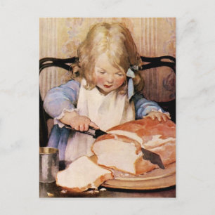 Carte Postale Pain frais par Jessie Willcox Smith