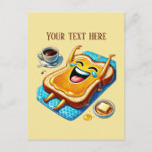 Carte Postale pain grillé (Devant)