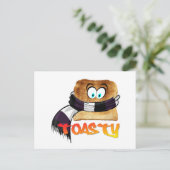 Carte Postale Pain grillé (Debout devant)