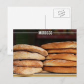 Carte Postale Pain marocain - Khobz Kesra, Maroc (Devant / Derrière)