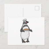 Carte Postale Pain Penguin Baker (Devant / Derrière)
