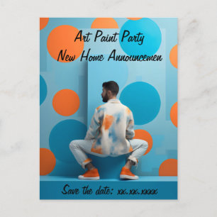 Carte Postale PainParty do-it-yourself domicile Faire-part d'adr