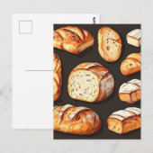 Carte Postale Pains artisanaux assortis (Devant / Derrière)