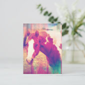 Carte Postale Paint Horse Grunge (Debout devant)