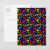 Carte Postale Paint Splatter (Devant / Derrière)