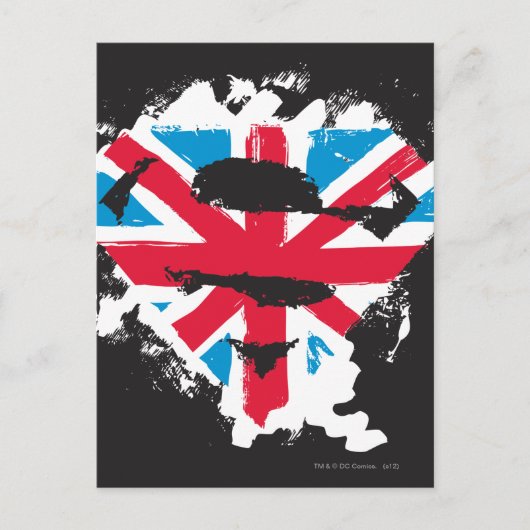 Carte Postale Paint Strokes British S-Shield (Devant)