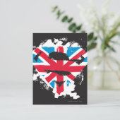 Carte Postale Paint Strokes British S-Shield (Debout devant)