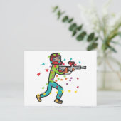 Carte Postale Paintball (Debout devant)