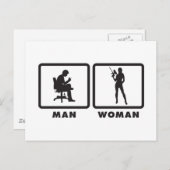 Carte Postale Paintball (Devant / Derrière)