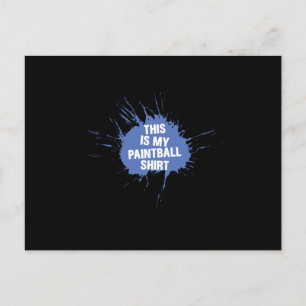 Carte Postale Paintball Player Paintball Outfit Paintball Marque