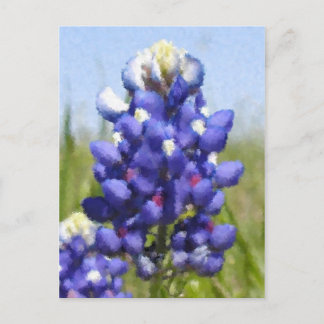 Carte Postale "Painted" Bluebonnet