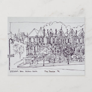 Carte Postale Painted Ladies San Francisco, Californie