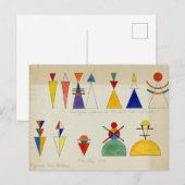 Carte Postale Painting Figurines by Wassily Kandinsky (Devant / Derrière)