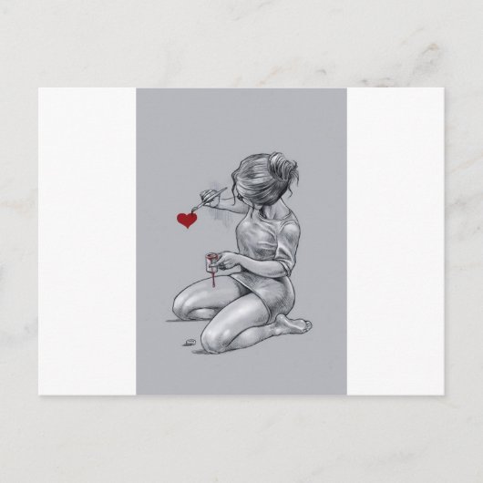Carte Postale Painting Love (Devant)