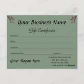 Carte Postale Paire aquarelle des cardinaux Design de Noël (Dos)