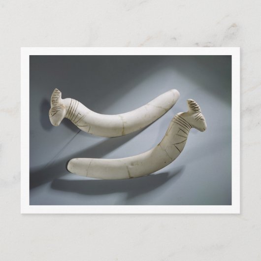 Carte Postale Paire de castagnettes, période thinite (hippopotam (Devant)