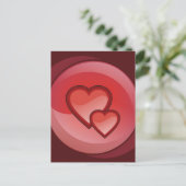 Carte Postale Paire des coeurs (Debout devant)