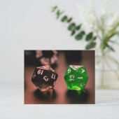 Carte Postale Paire Des D20 Transluscents (Debout devant)