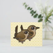 Carte Postale Paire d'hiver (Debout devant)